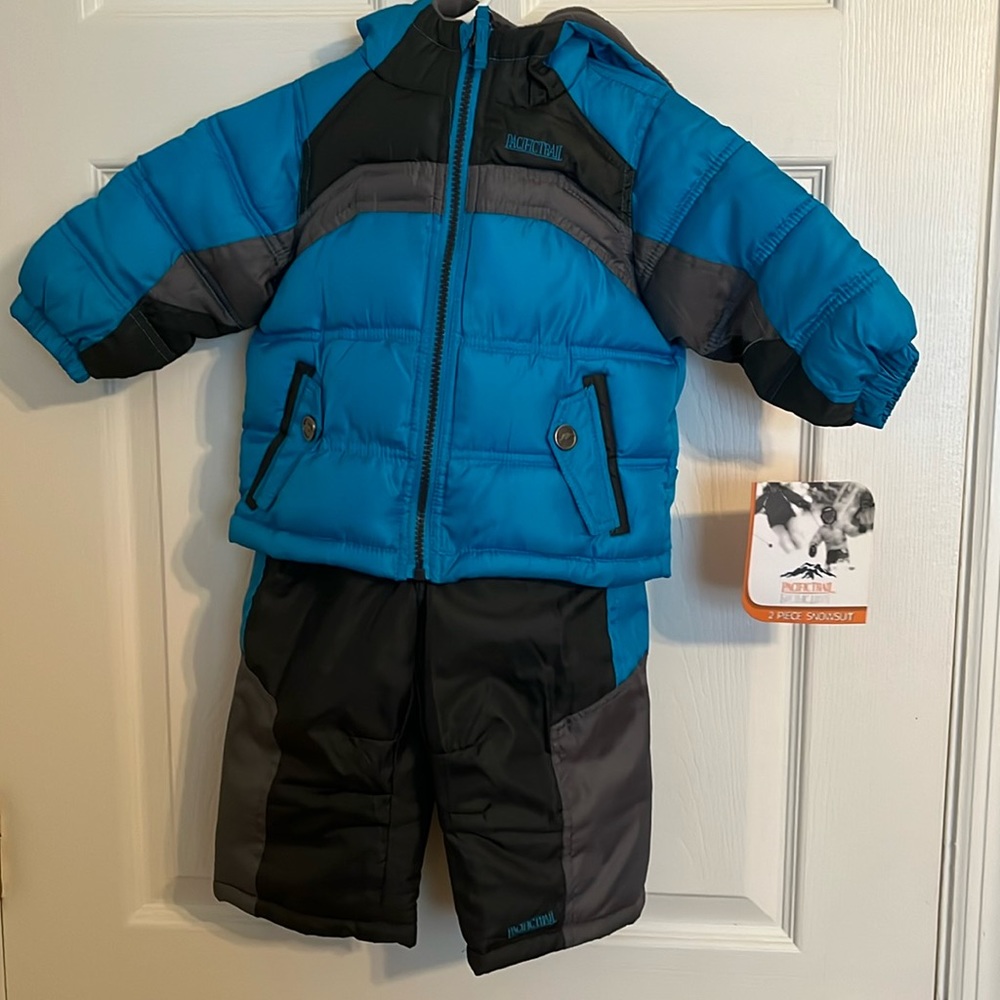 12 Month Old Blue Winter Jacket & Overalls
